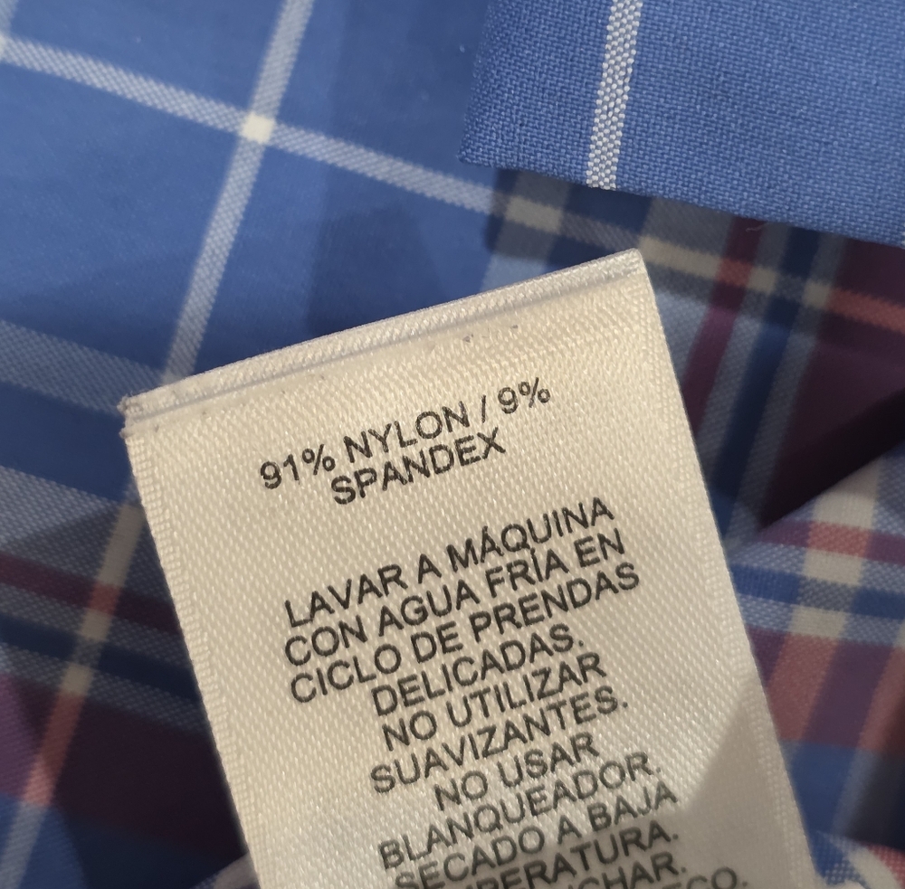 Vineyard Vines Toddler Boys Plaid Nylon Long Sleeve Performance Button Down 4T - Picture 4 of 7
